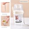 Переносная банка Mason Jar для завтрака, салата, йогурта, фруктов, овощей, вилки и крышки