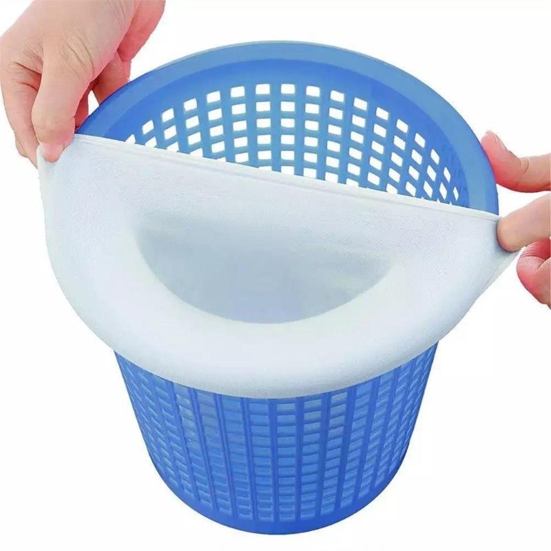 10/20/5/30Pcs Skimmer Cleaner Filter Sock Bag Fine Mesh Filter Net Ground Pools Debris Catcher for Leaves Easy to Use