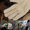 Перчатки для кемпинга, перчатки из воловьей кожи, жаропрочные/огнестойкие варежки, теплые перчатки для улицы, для печи для барбекю