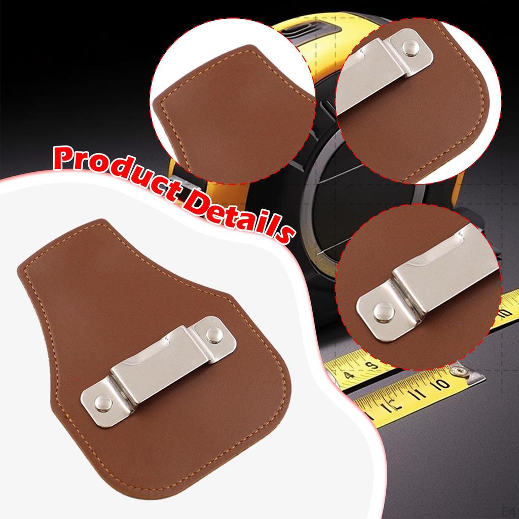 Держатель для рулетки, держатель для измерения, ручная работа, искусственная кожа, зажим для ремня для инструментов для дома