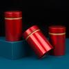 Metal 1Pcs Smell Proof Portable Small for Loose Dry Tea Leaves Tea Can Tea Container Tea Tin