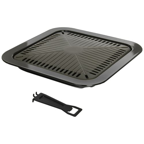 Wahei Freiz Yakiniku Plate, Taste Quest, Square, 32 x 32 cm, with Water, for Gas Stove Only, MR-7386