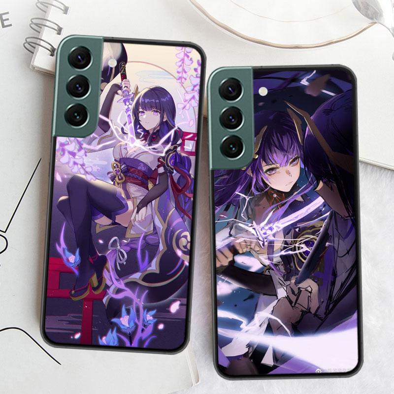 Чехол для телефона Genshin Impact Raiden Shogun, популярный, для Samsung A15 A25 A35 A55 Galaxy A70S A50S A30S A30 A40 A71 A51 A41 A31 A21 A11 A0