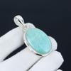 Подвеска из драгоценного камня амазонит, натуральный драгоценный камень амазонит, ручная работа, серебряный амазонит 925 пробы, подвеска для женщин, подарочный кулон