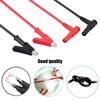 Clip Durable Universal Plug Multimeter Probe Test Lead Test cable Line Multimeter Wire Clip