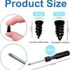 60pcs Self-Service Tire Repair Rubber Nails with screwdriver for Car, Motorcycle, Truck