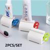 2 шт./набор Регулируемый выдавливатель зубной пасты Выдавливатель зубной пасты для ленивых людей Ручной дозатор зубной пасты Уменьшает расход зубной пасты
