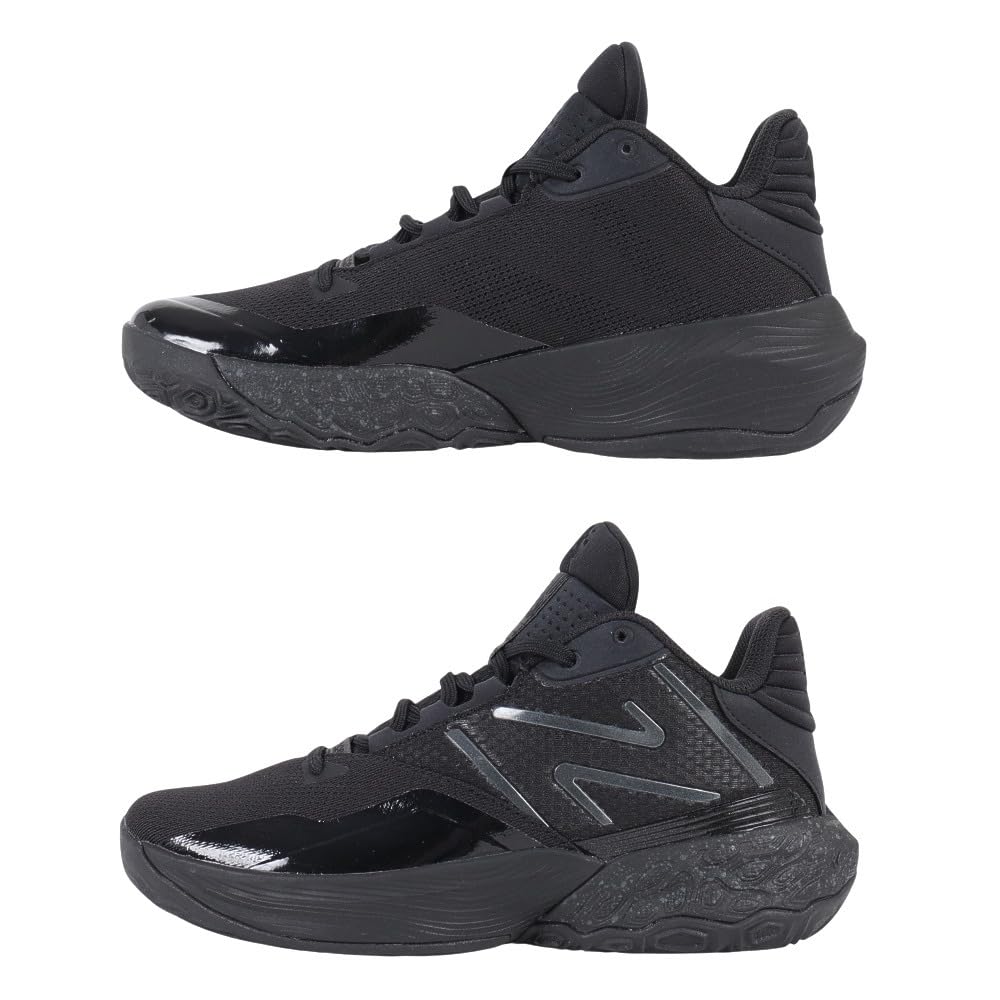 Баскетбольные кроссовки New Balance BB2WYBK4 2E Two Wxy v4 Двусторонние Широкие Легкие Средней Высоты Черные (Черный/25.0/Мужской)