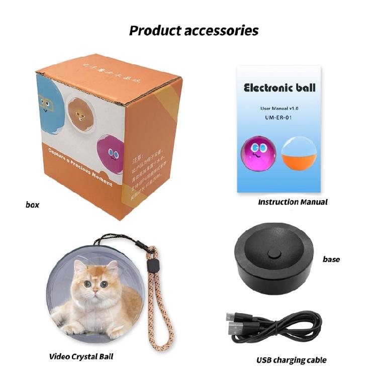 Сфера для хранения эмоциональных воспоминаний с дисплеем для фото и видео Хрустальный шар Подарок на годовщину День рождения