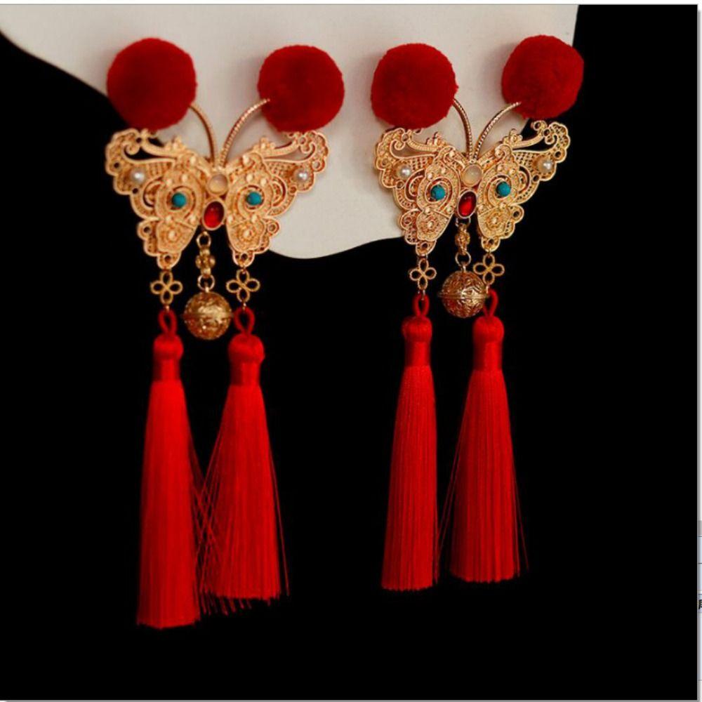 Pearl Ancient Hair Stick Chinese Style New Year Headdress Antique Hair Fork Cheongsam Accessories