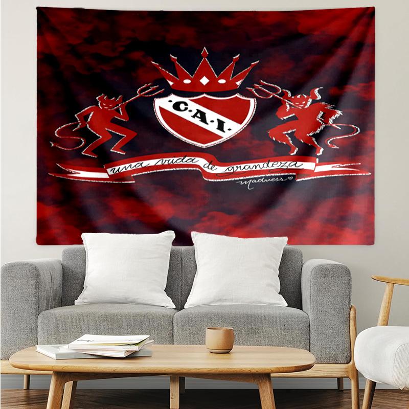 Atletico Independiente Tapestry Accessories Playroom Tapestry, for Bedroom,Livingroom, dormitory Room Wall Decor Fan Birthday Gifts