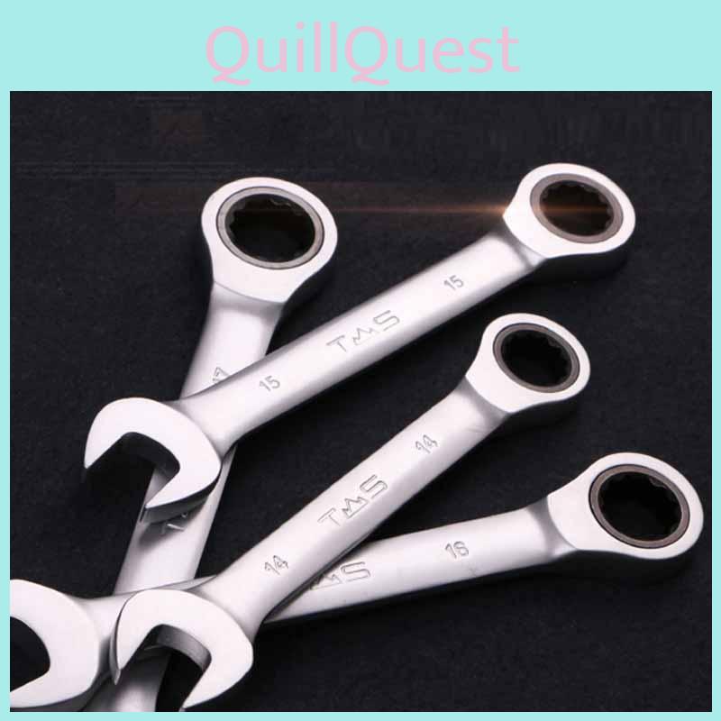 Высококачественный гаечный ключ 8мм-32мм для ремонта, трещотка, открытая, фиксированная головка, инструмент, набор гаечных ключей