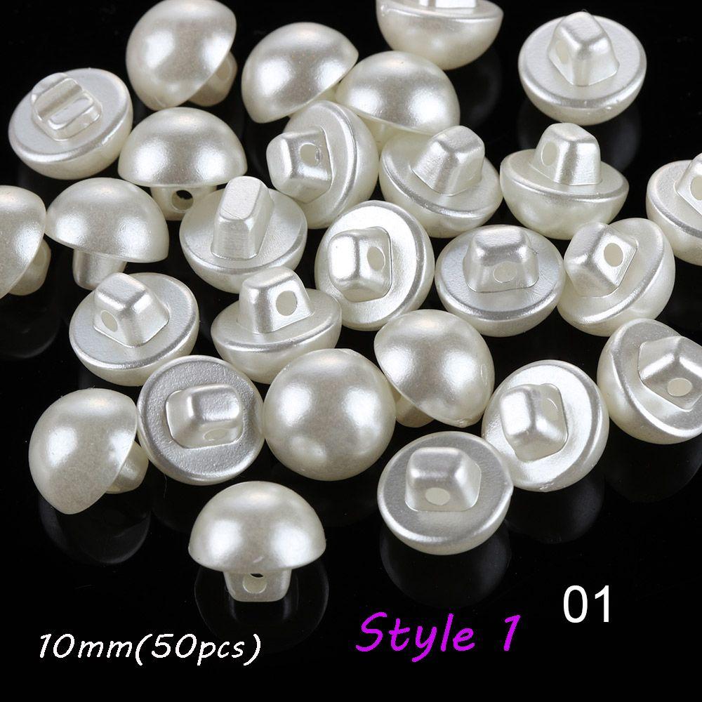 Garment Decorative Crafts Mushroom Clothing Dress Accessories Scrapbooking Pearl Buttons Sewing