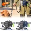Retractable Hands Free Dog Leash with Waist Bag Reflective Stitches Waist Pack Waist Pouch for Walking Jogging Running Your Dog