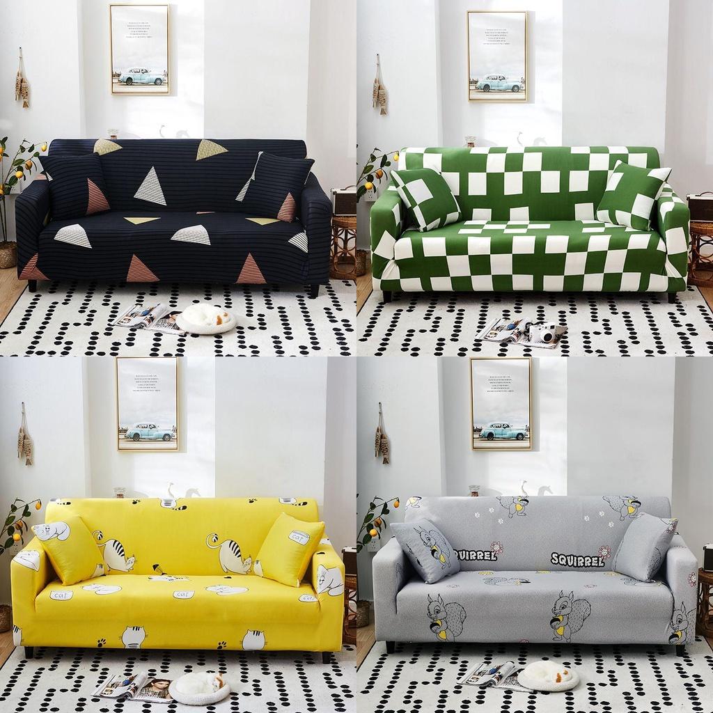 Стильный и мягкий эластичный чехол для дивана в гостиную Funda Couch Case с отличной эластичностью