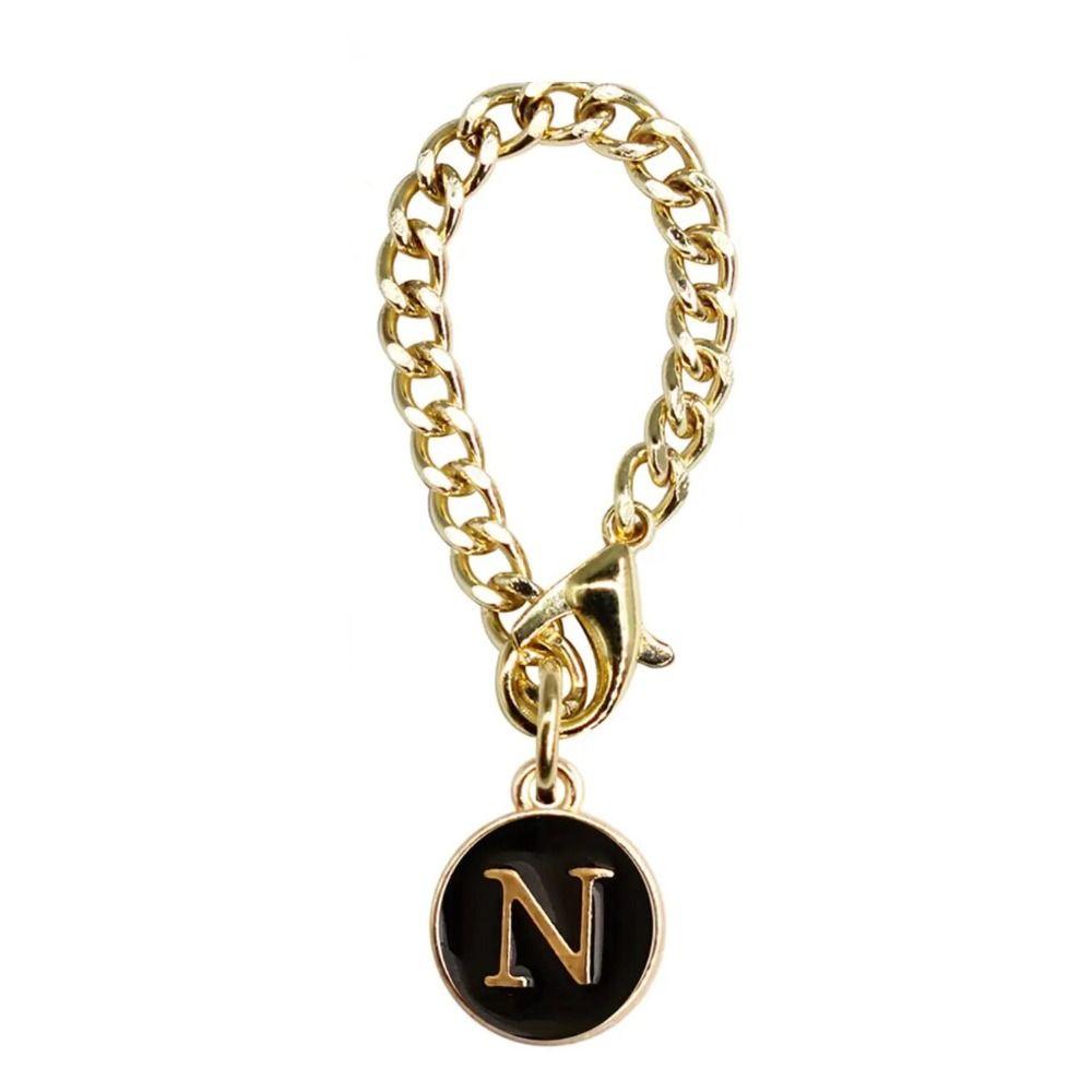 Белый/Черный Цепочка-ручка для чашки для воды Персонализированный Шарм-ручка Креативный Шарм с буквой для чашки Чашки