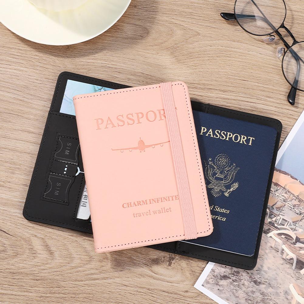 Pu Leather Passport Bag Multi-card Passport Holder Travel Accessories Wallet Credit Card Bag Passport Protector Holder