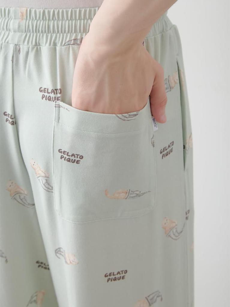 Gelato Pique HOMMEпринт спящего кота LPT Набор PMCT254993MNTL Футболка с одним принтом + По всему