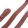 Leather Picnic Blanket Strap Brown Color for Outdoors Leather Metal Picnic Mat Strap Blanket Strap