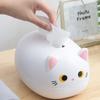 Kawaii Cat коробка для салфеток в гостиной, коробка для хранения салфеток, кухонный контейнер для бумаги, настольный держатель для туалетной бумаги для ванной комнаты, общежития