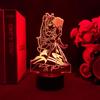 Игра Genshin Impact mode Камисато Аяка 3d ночник Декор для спальни детские подарки на день рождения прикроватная лампа