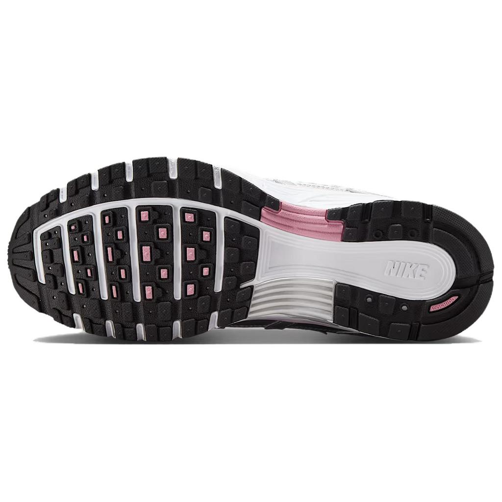 Nike P-6000 Белые Элементарно-розовые Женские Кроссовки Черный Металлик-серебристый BV1021-108