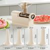 Manual Sausage Stuffer Machine Meat Grinder Filling Maker With Tubing Units For Homemade Production