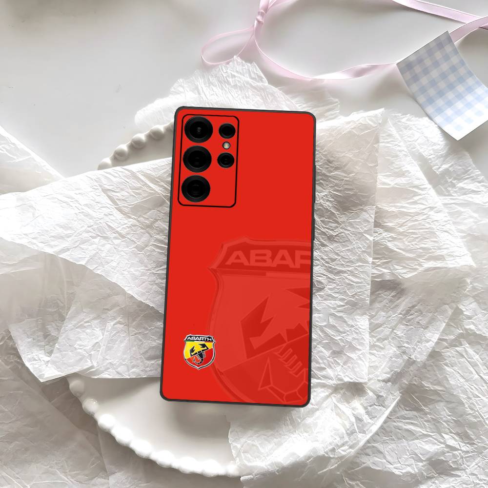 Чехол для телефона с логотипом A-Abarth для Samsung S 24 Fe 25 Ultra Plus 20 Lite 21 30 22 23 24 22 Ultra 5G Fundas