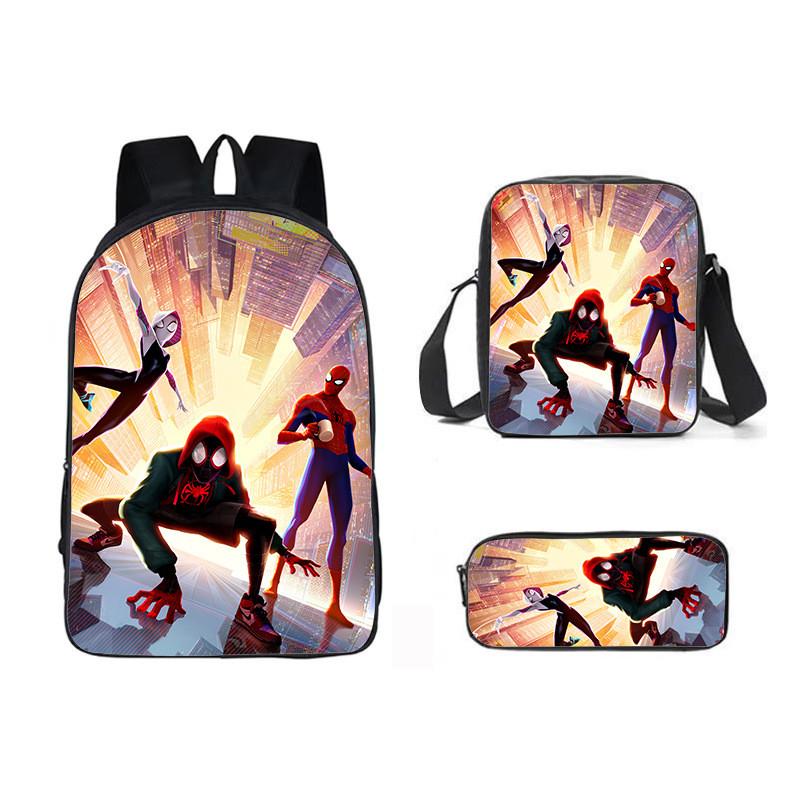 Backpack Three Piece Set Waterresistant Material Kids For