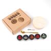 Premium Cocktail Smoker Kit With Natural Wood Base 5 Flavored Wood And Tools For Home Bar Party Cocktail Making
