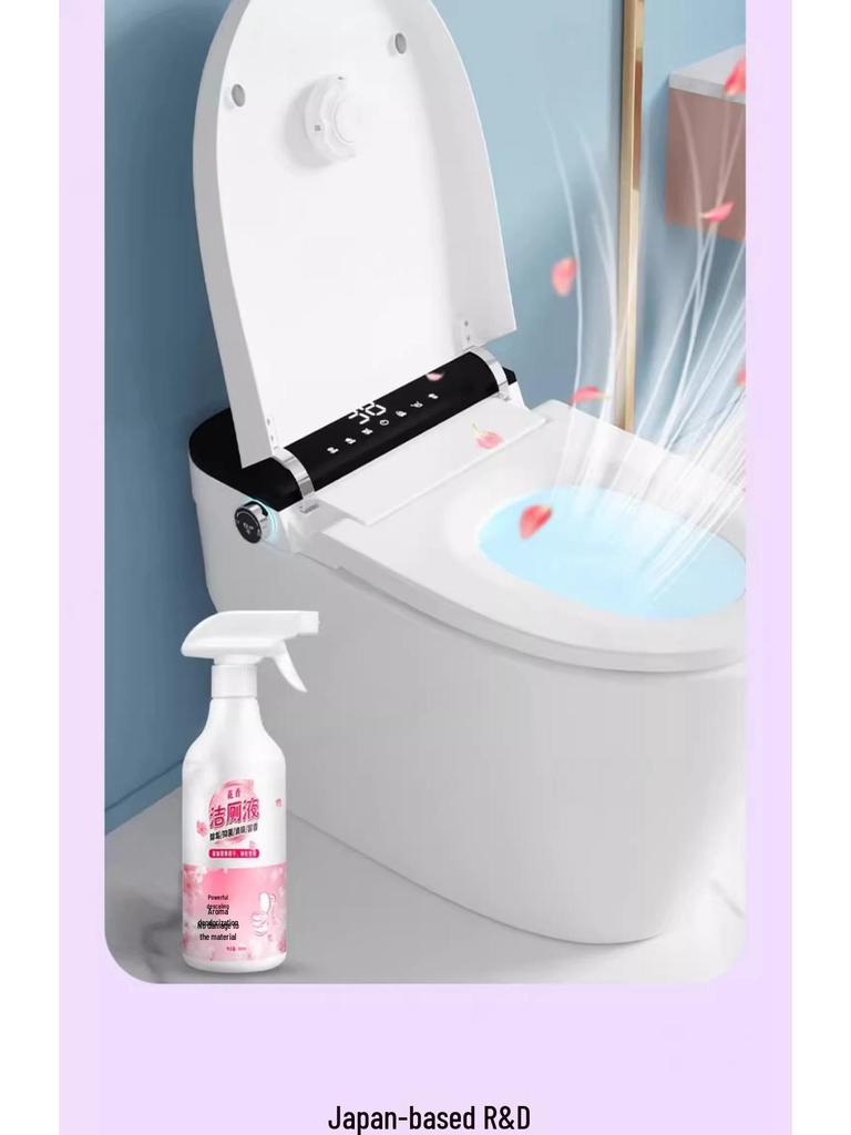 Туалетный очиститель с цветочным ароматом - Сильный дезодорирующий, удаление пятен, стойкий аромат для ванной комнаты и плитки