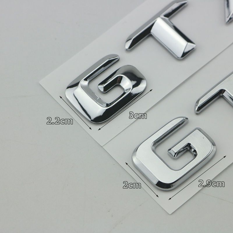 Applicable to ID6 ID4 car logo GTX letter logo modified overseas version trunk English rear logo sticker
