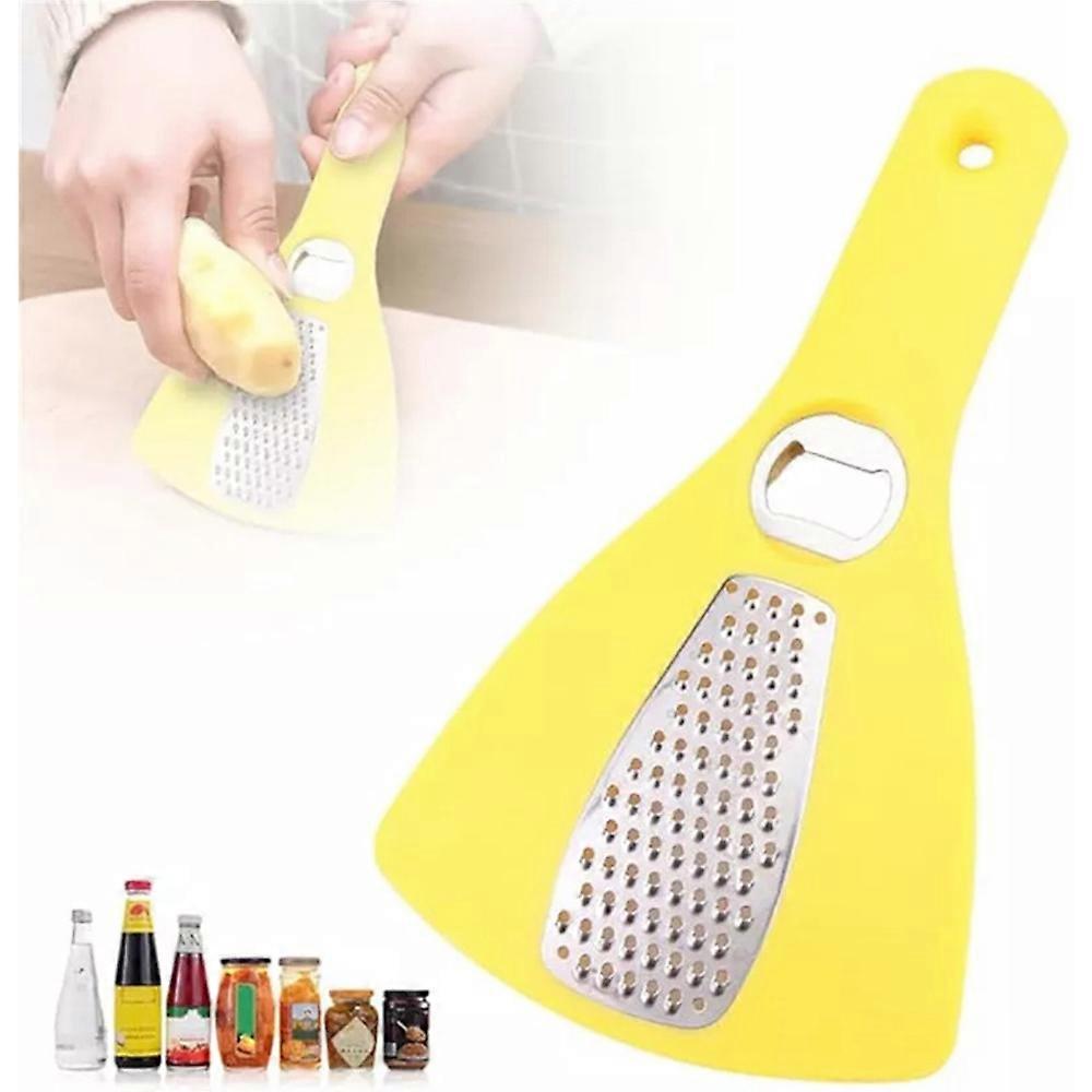 3-in-1 Multifunctional Kitchen Tool - Can Opener, Bottle Opener, and Carrot Grater - Portable for Home, Outdoor, and Car Use