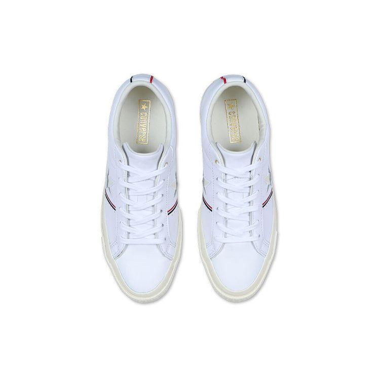 Converse Кеды One Star Color Block Patchwork Унисекс Белые 159694C