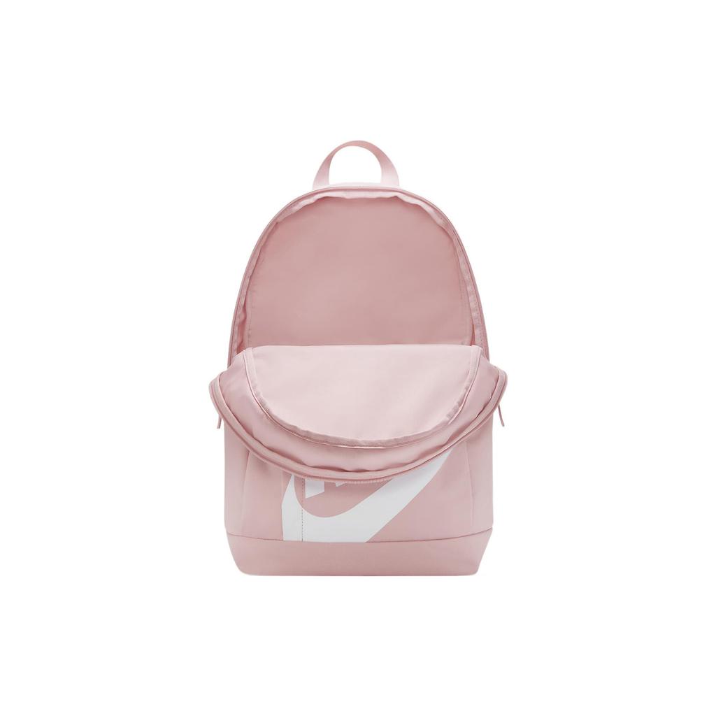 Nike Базовый повседневный спортивный рюкзак Elemental с большим логотипом из ткани Женский рюкзак Цвет: Вишнево-розовый DD0559-630