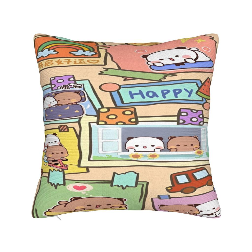 Наволочка Бубу и Дуду Мягкая наволочка-подушка Милая забавная наволочка для свадебной вечеринки, домашнего декора