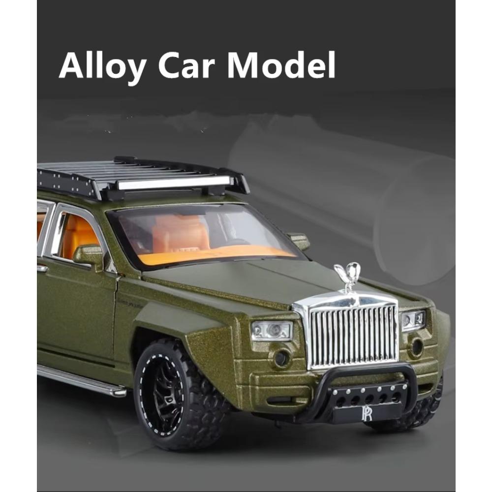 1/32 масштаб Rolls-Royce Phantom 6*6 сплав пикап модель автомобиля литые металлические внедорожники имитация модели автомобиля звук свет детские подарки