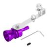INFINAUTO Turbo Sound Exhaust Muffler Pipe Whistle Rear Tail Pipe M Carbide Chrome Manufacturer Aluminum Purple 1 Set