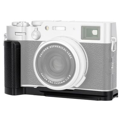 Металлическая ручка JJC для камеры Fujifilm Fuji X100VI, Удобная замена карты памяти и аккумулятора, Черная