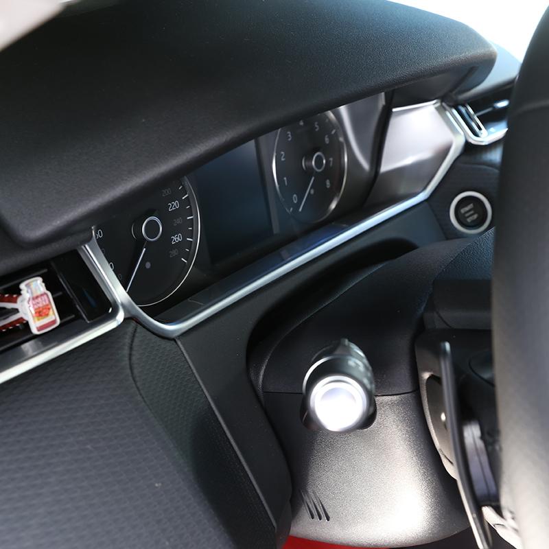 Для Land Rover Range Rover Velar 2017-украшение приборной панели автомобиля, рамка, крышка из АБС-пластика, модификация интерьера из углеродного волокна