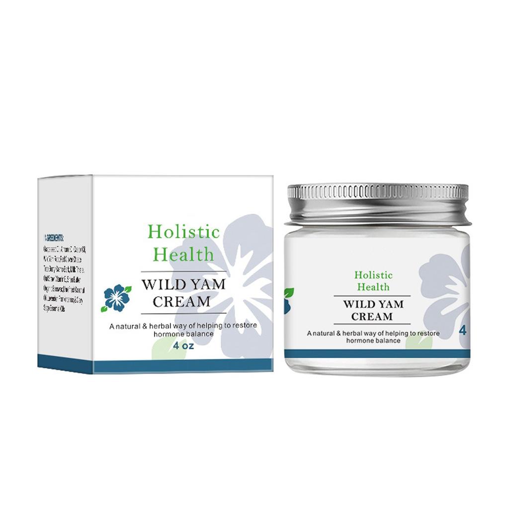 Крем с диким ямсомОрганический для гормонального баланса Женский органический крем с корнем дикого ямсадля всех типов кожи
