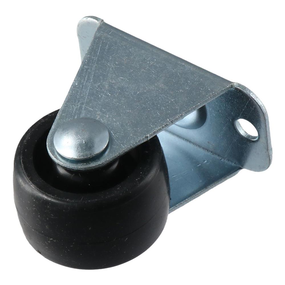 4 шт. черные резиновые колесики, маленькие колеса тележки, сверхмощные мебельные ролики, набор верстаков