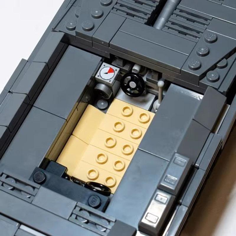 MOC103 tank 336 pieces electronic drawing puzzle building block model toy