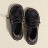 Black Big Head and Small Leather Shoes Women's New Jk Single Shoes In the Summer of 2024 British Style Muffin Platform Loafers