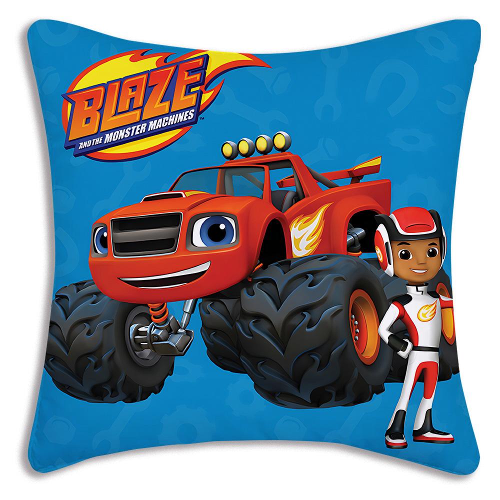 Чехлы на подушки 'Вспыш и Чудо-машинки' Мультяшные Декоративные для дивана Домашние Двусторонние Печать Короткий Плюш Милый Чехол для Подушки