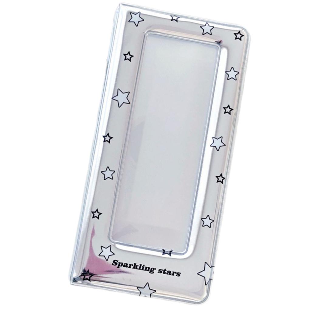 Colorful Star Pattern Photocard Holder Binder Photo Booth Frame Album Photo Strips Book for Organizing and Displaying