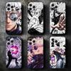 Аниме Годжо Сатору JUJUSU Мягкий чехол для телефона для iPhone 16 16E 17 Air 15 Pro Max 14 Plus 13 Mini 11 12 7 Черный чехол Задняя крышка