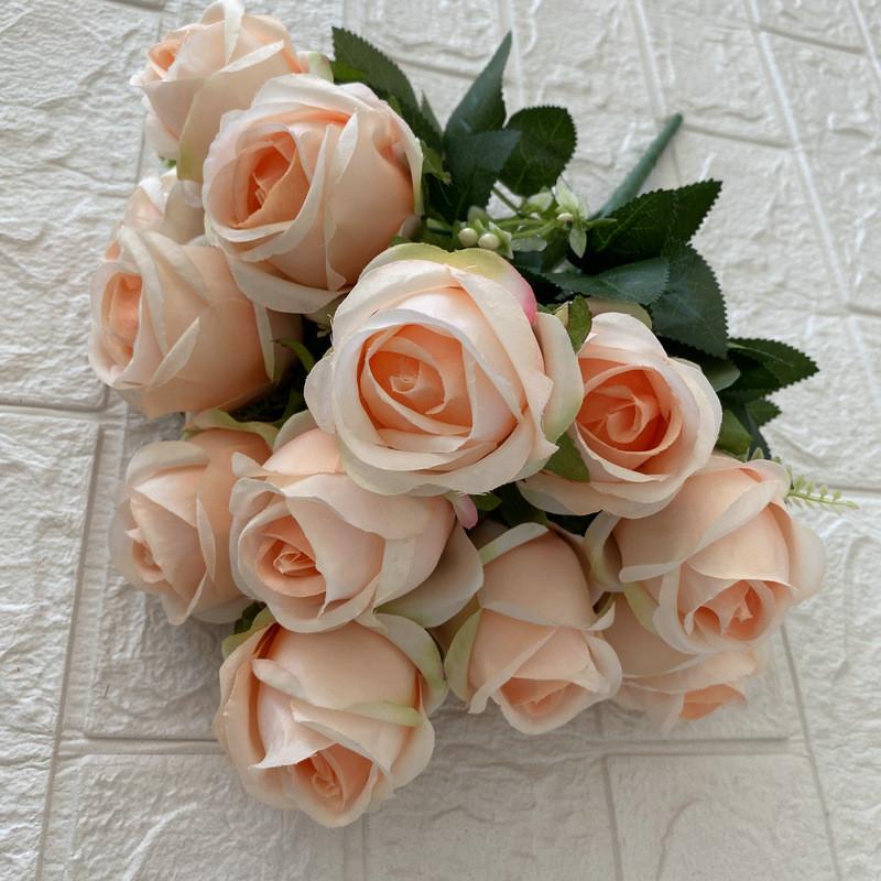 Роскошный искусственный букет пионов для свадьбы, дома, офиса, цветы в подарок, украшения