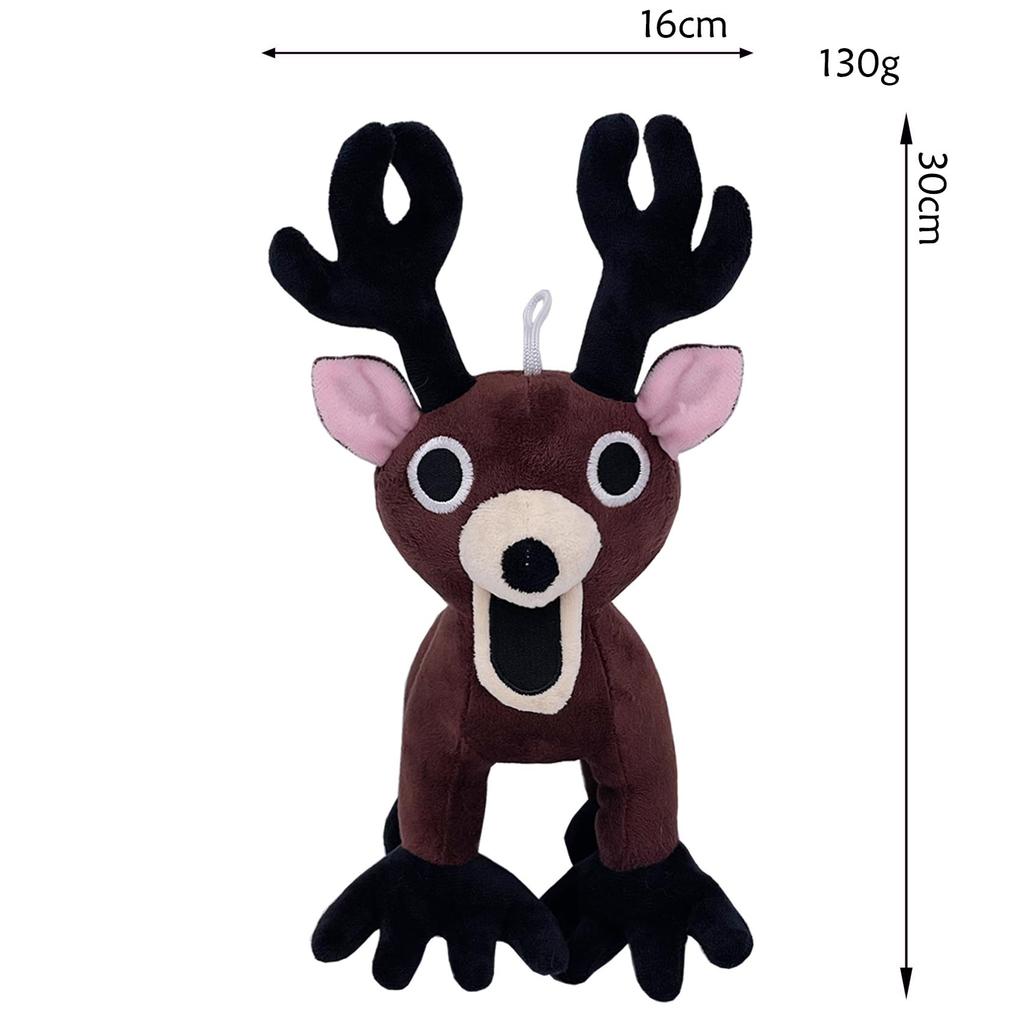 LIMANTY Forest 99 Nights Wind Plush Deer Stuffed Toy Roblox Gift Card Doll 30cm/36cm Christmas Birthday Gift (Pack of 3)