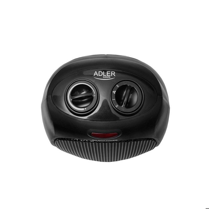 Тепловентилятор - Adler - AD 7702 - Керамический - Нержавеющая сталь - 1500 Вт